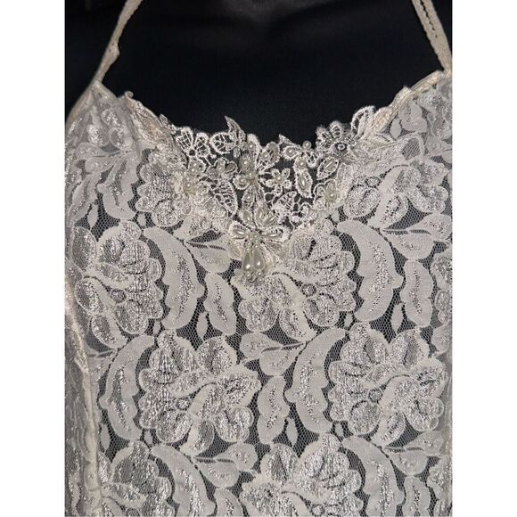 Beautiful Vintage Kathy Ireland Lacey Slip Dress  Intimates Women's Size large c - Picture 11 of 11